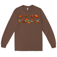 Chestnut turkey thanksgiving pumpkin libbey glass Long Sleeve Tee - BundleAndBundleShop