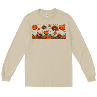Mushroom turkey thanksgiving pumpkin libbey glass Long Sleeve Tee - BundleAndBundleShop