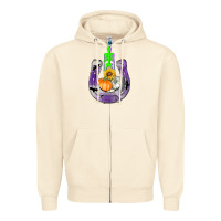 Sandshell horseshoe halloween Zipper Hoodie - AdoDesignShop