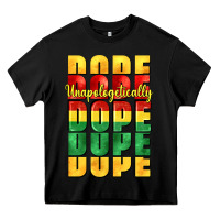 Black unapologetically dope cowgirl Heavy Core Tee - CowGirlArtShop