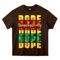 Chocolate Brown unapologetically dope cowgirl Heavy Core Tee - CowGirlArtShop