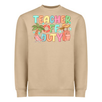 Mushroom teacher off duty summer Heavyweight Sweatshirt - JahusDesignShop