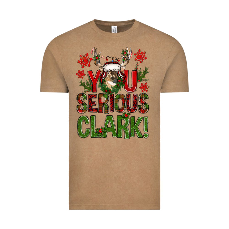 You Serious Clark With Deer Bbs Vintage Tee by BundleAndBundleShop | Teevron