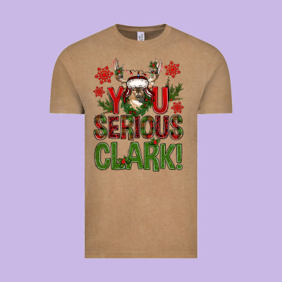 You Serious Clark With Deer Bbs Vintage Tee Designed By Bundleandbundleshop