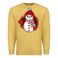 Antique Gold snowman christmas Premium Sweatshirt - JahusDesignShop