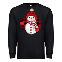 Black snowman christmas Premium Sweatshirt - JahusDesignShop