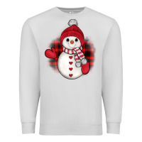 Dove Grey snowman christmas Premium Sweatshirt - JahusDesignShop