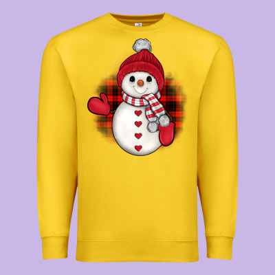 Snowman Christmas Premium Sweatshirt Designed By Jahusdesignshop