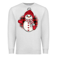 Oatmeal Heather snowman christmas Premium Sweatshirt - JahusDesignShop