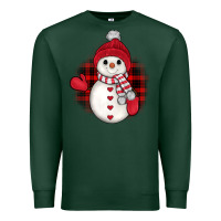 Sports Green snowman christmas Premium Sweatshirt - JahusDesignShop