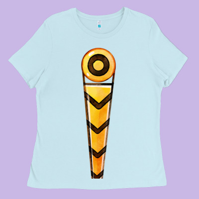 Marker Chain Fa Element Ladies Tee Designed By Fadigitalartstudio