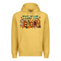 Antique Gold tis the season football Premium Hoodie - RacoonDesign