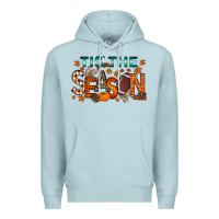 Blue Mist tis the season football Premium Hoodie - RacoonDesign