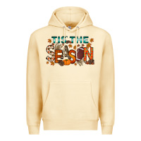 Pina Colada tis the season football Premium Hoodie - RacoonDesign
