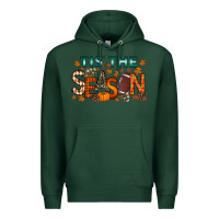 Sports Green tis the season football Premium Hoodie - RacoonDesign