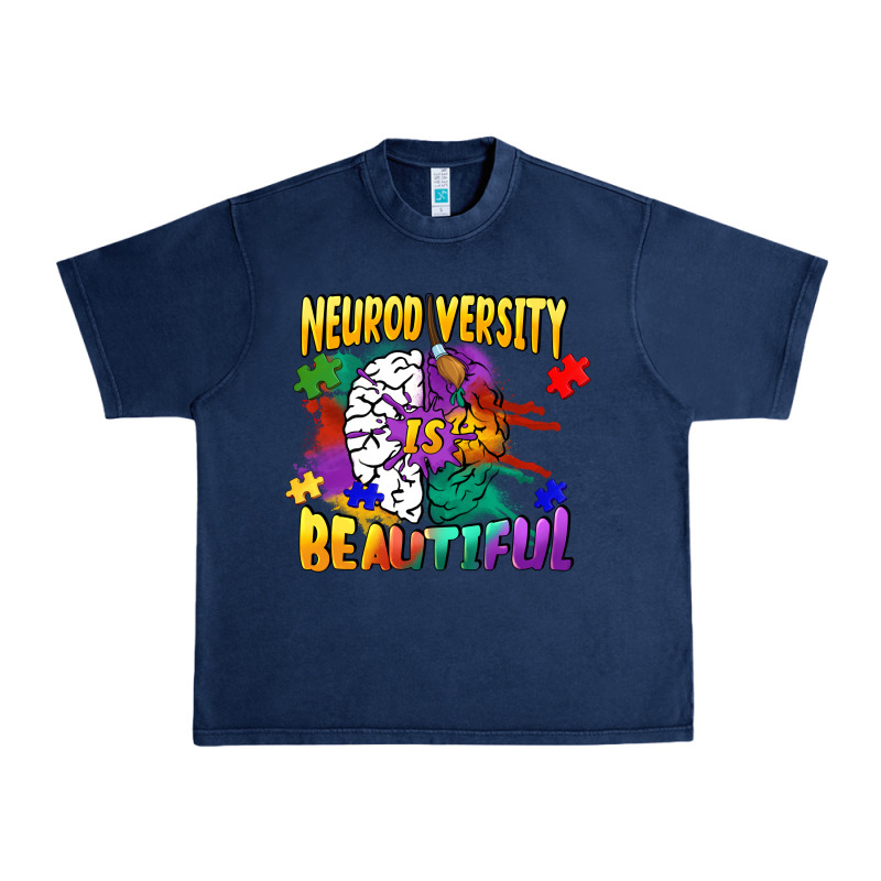 Neurodiversity Is Beautiful Urban Heavy Tee by FaDigitalArtStudio | Teevron