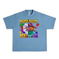 Pebble Blue Neurodiversity Is Beautiful Urban Heavy Tee - FaDigitalArtStudio