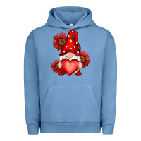 Pigment Pebble Blue valentines day red Urban Hoodie - RanaPortraitStore
