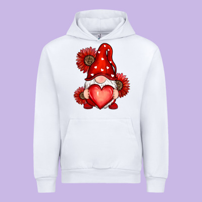 Valentines Day Red Urban Hoodie Designed By Ranaportraitstore