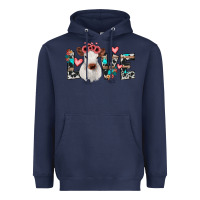 Navy calf love Heavyweight Hoodie - JahusDesignShop