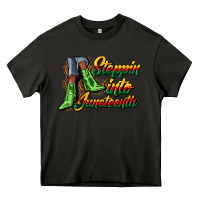 Asphalt steppin into juneteenth heels Heavy Core Tee - CowGirlArtShop