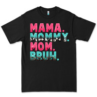 Black Mama Mommy Mom bruh Mother's Day Premium Tee - CowGirlArtShop