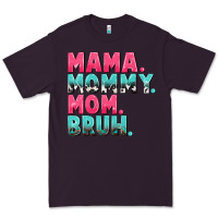Plum Mama Mommy Mom bruh Mother's Day Premium Tee - CowGirlArtShop
