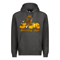 Charcoal Heather harvesting hope Premium Hoodie - Jasminsmagicworld