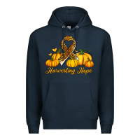 Navy harvesting hope Premium Hoodie - Jasminsmagicworld