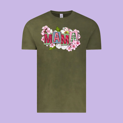 Mother's Day Mama Vintage Tee Designed By Fadigitalartstudio