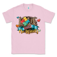 Bubblegum Pink Love needs no words Classic Tee - CowGirlArtShop
