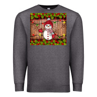 Charcoal Heather snowman Christmas Premium Sweatshirt - JahusDesignShop
