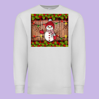Snowman Christmas Premium Sweatshirt Designed By Jahusdesignshop