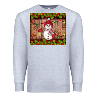 Heather Grey snowman Christmas Premium Sweatshirt - JahusDesignShop
