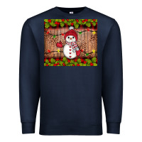 Navy snowman Christmas Premium Sweatshirt - JahusDesignShop