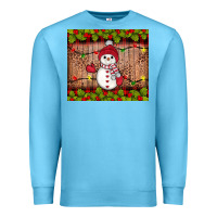 Ocean Blue snowman Christmas Premium Sweatshirt - JahusDesignShop