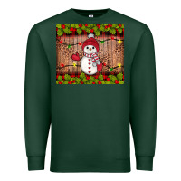 Sports Green snowman Christmas Premium Sweatshirt - JahusDesignShop