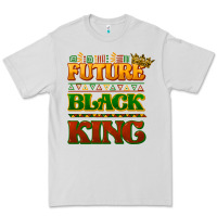 Dove Grey Future black king Premium Tee - HowdyJamesFarm