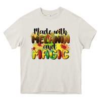 Cream made with melanin and magic Heavy Core Tee - CowGirlArtShop
