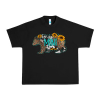 Black baby bear mini sunflowers leopard cowhide mother's day Urban Heavy Tee - Jasminsmagicworld