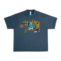 Midnight Navy baby bear mini sunflowers leopard cowhide mother's day Urban Heavy Tee - Jasminsmagicworld