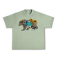 Oil Green baby bear mini sunflowers leopard cowhide mother's day Urban Heavy Tee - Jasminsmagicworld