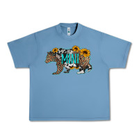 Pebble Blue baby bear mini sunflowers leopard cowhide mother's day Urban Heavy Tee - Jasminsmagicworld