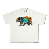 Pistachio baby bear mini sunflowers leopard cowhide mother's day Urban Heavy Tee - Jasminsmagicworld