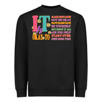 Black it is okay to Heavyweight Sweatshirt - JahusDesignShop