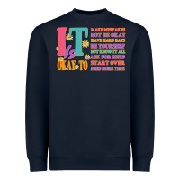 Navy it is okay to Heavyweight Sweatshirt - JahusDesignShop