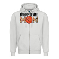 Dove Grey basketball mom Zipper Hoodie - AdoDesignShop