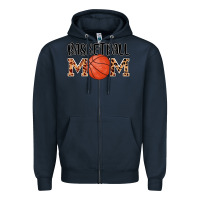 Navy basketball mom Zipper Hoodie - AdoDesignShop