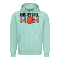 Seafoam basketball mom Zipper Hoodie - AdoDesignShop