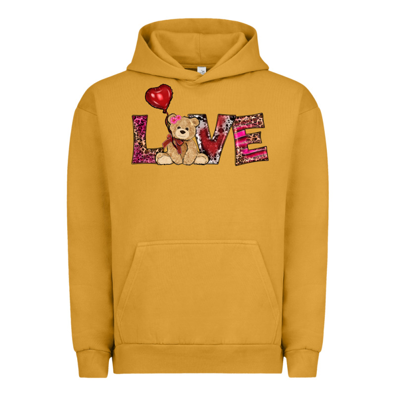Valentines Day Tedybear Love Urban Hoodie by RanaPortraitStore | Teevron